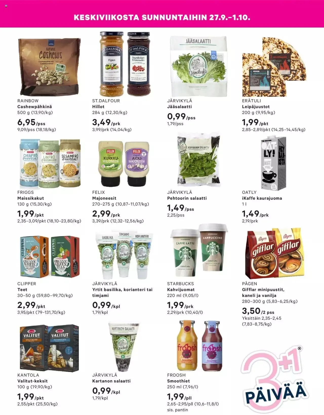 Sokos - Sokos Herkku Oulu Valkea 3+1 päivää syksy 2023 voimassa alkaen 27. syyskuuta - 1. lokakuuta 2023 - Tarjouslehti sivu 5