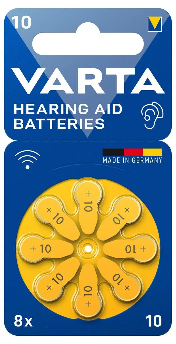 Varta HAB 10 Kuulolaiteparisto 1,4 V, 8 kpl