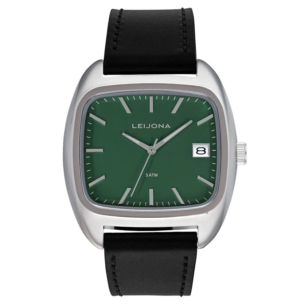 Leijona 5020-2580 Olari rannekello, vihreä kellotaulu