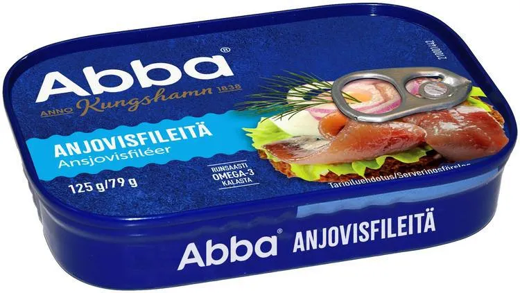 Abba anjovisfilee 125/79g