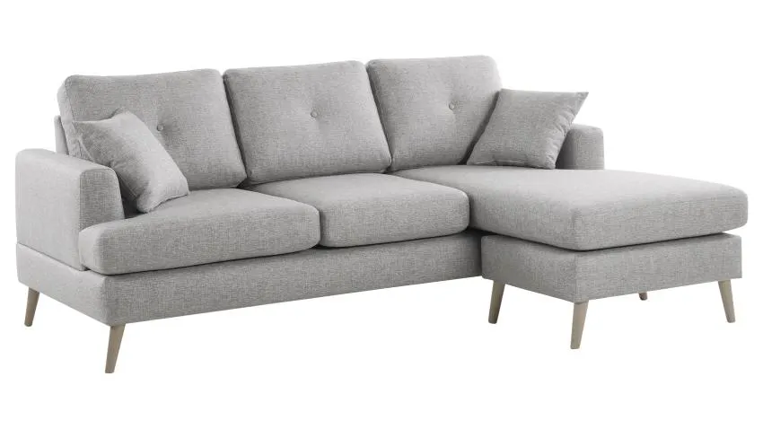 SANZA-divaanisohva Rocco-kangas, beige/harmaa