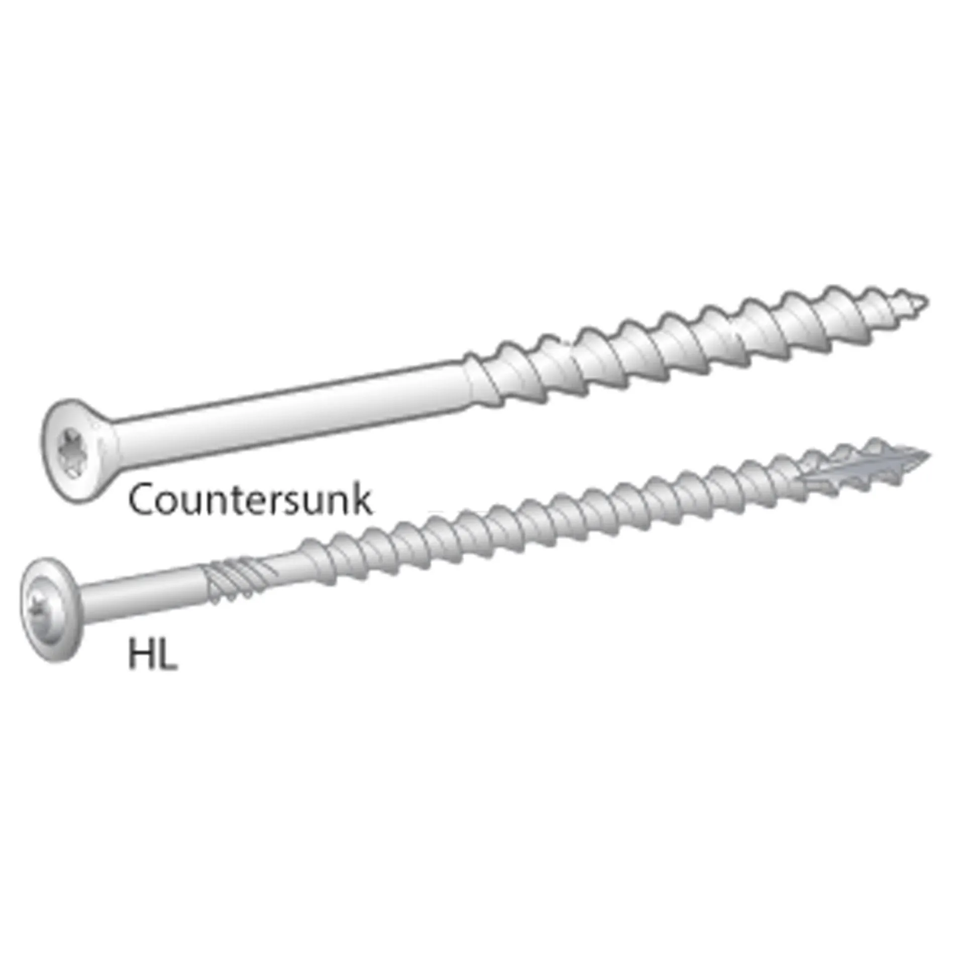 Kevytbetoniruuvi 8x65 mm CorrSeal 100 kpl