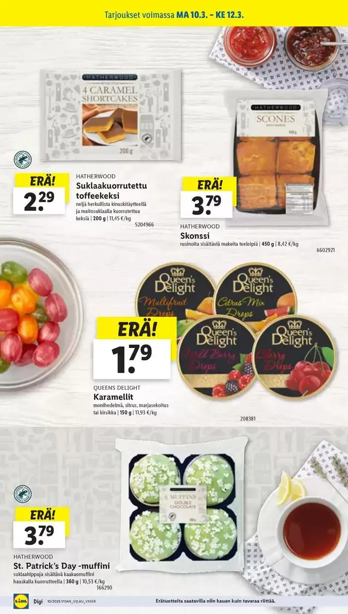 Houkuttelevia erikoistarjouksia kaikille voimassa alkaen 3. maaliskuuta - 12. maaliskuuta 2025 - Tarjouslehti sivu 30