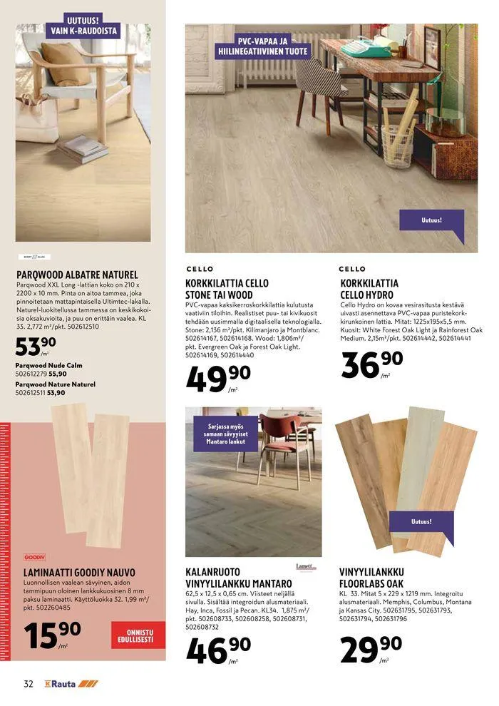 Autta alkuun ja eteenpain voimassa alkaen 24. toukokuuta - 4. kesäkuuta 2024 - Tarjouslehti sivu 32