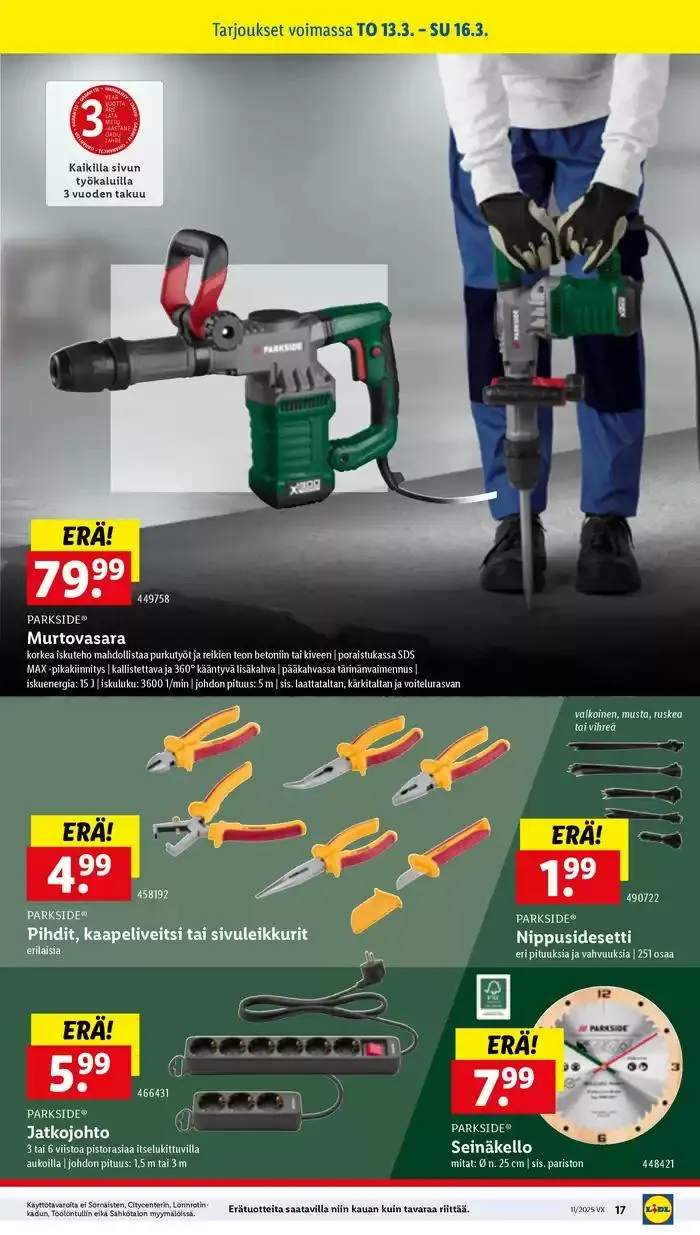 Ajankohtaiset erikoiskampanjat voimassa alkaen 10. maaliskuuta - 19. maaliskuuta 2025 - Tarjouslehti sivu 19