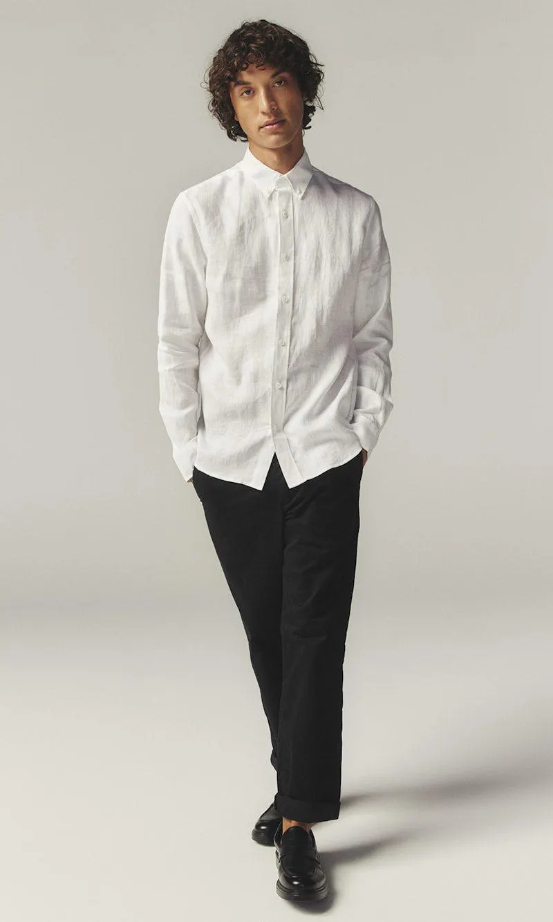 Kauluspaita 100% pellavaa