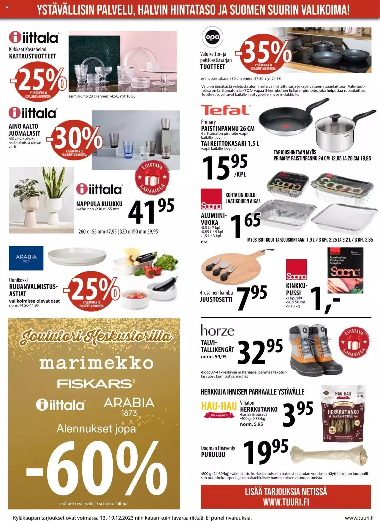 Tuuri tarjoukset voimassa alkaen 13. joulukuuta - 19. joulukuuta 2023 - Tarjouslehti sivu 10