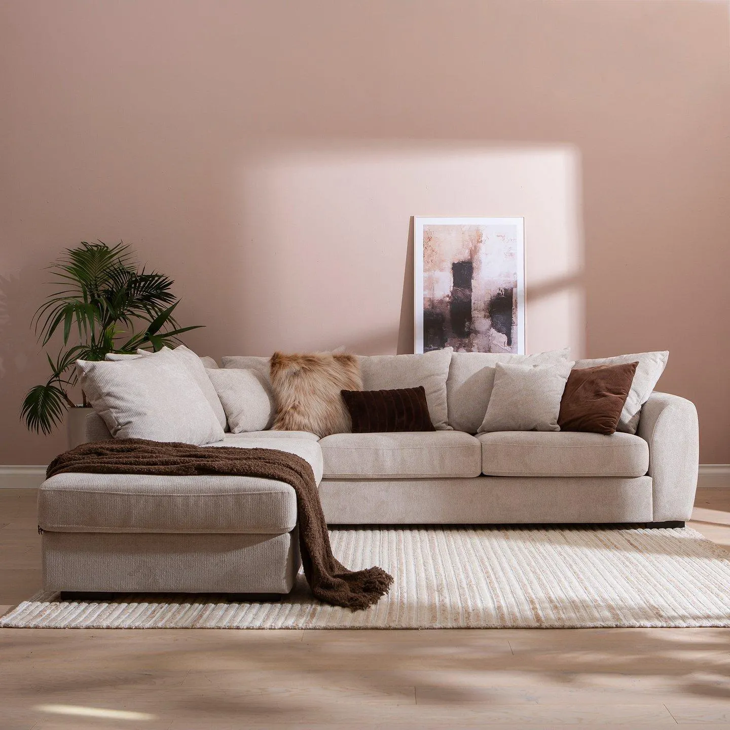 avokulmasohva vasen beige