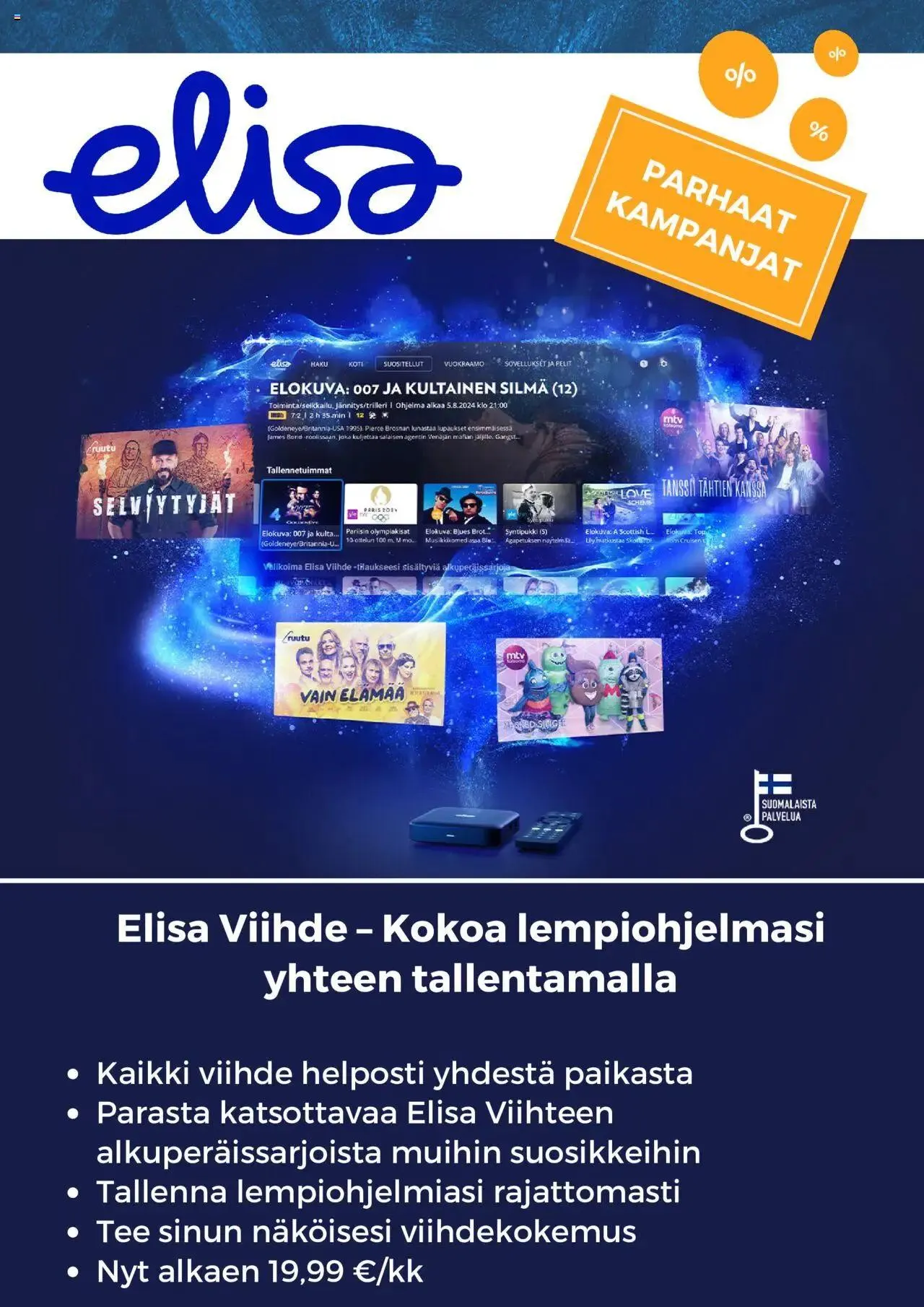 Elisa tarjoukset voimassa alkaen 22. lokakuuta - 11. marraskuuta 2024 - Tarjouslehti sivu 1