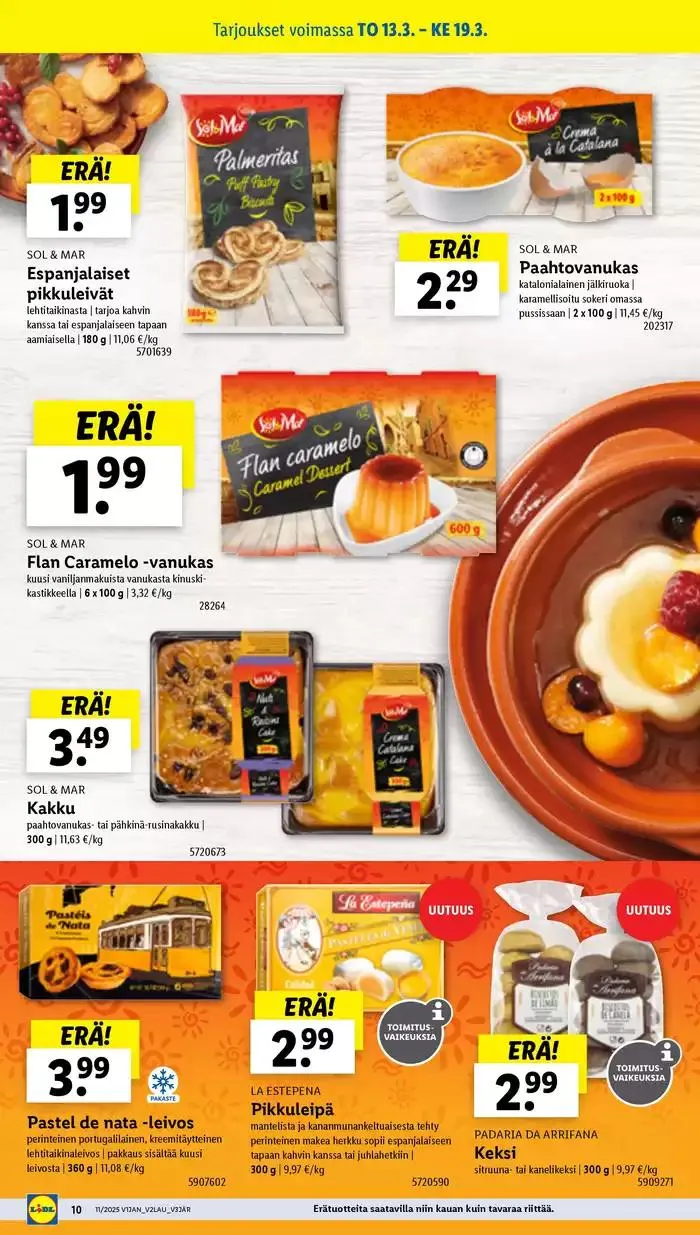 Lidl tarjoukset voimassa alkaen 10. maaliskuuta - 19. maaliskuuta 2025 - Tarjouslehti sivu 12