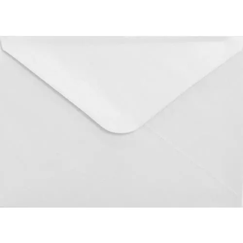 Helmiäiskirjekuori C6/10 valkoinen