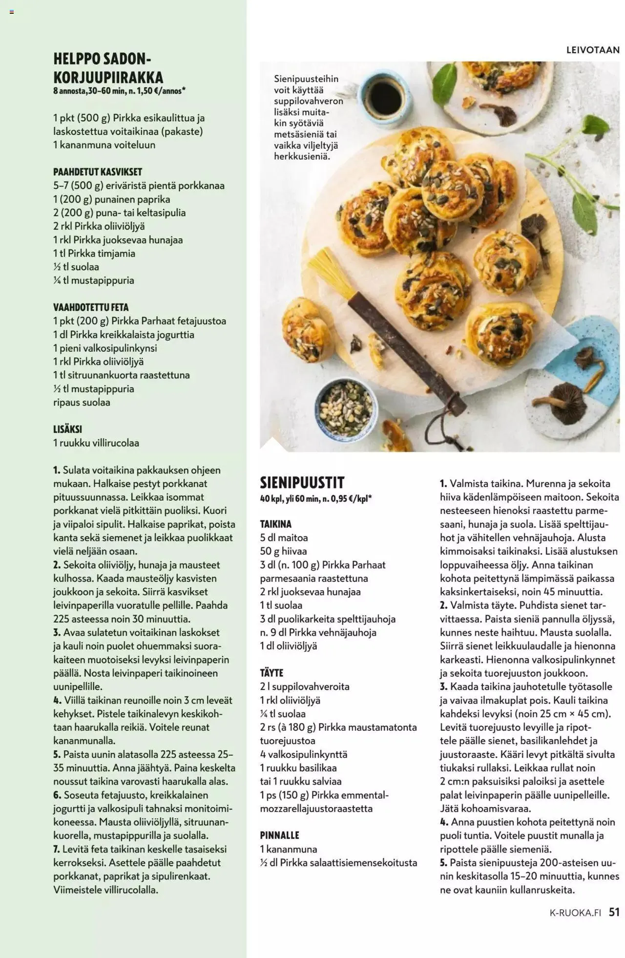 K-Market tarjoukset K-Ruoka 9/2023 voimassa alkaen 30. elokuuta - 3. lokakuuta 2023 - Tarjouslehti sivu 51