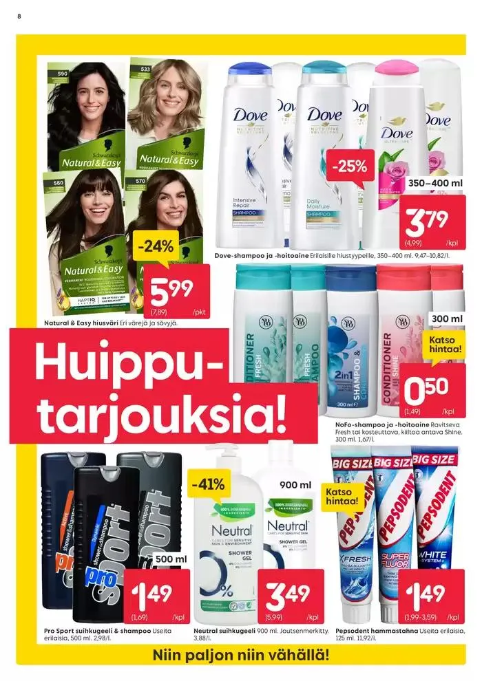 Rusta tarjoukset voimassa alkaen 27. tammikuuta - 10. helmikuuta 2025 - Tarjouslehti sivu 8