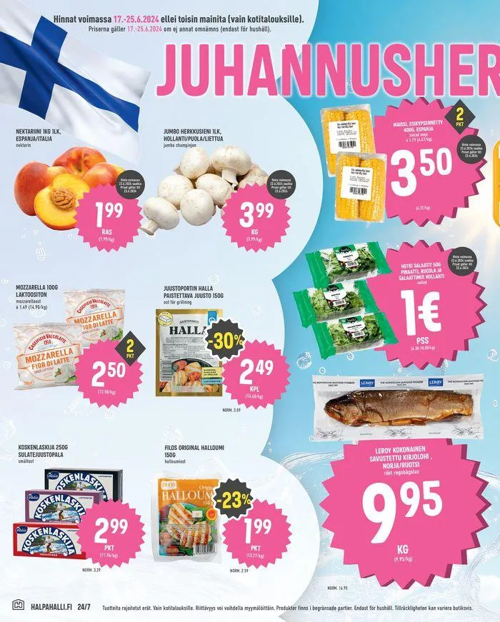 Halpa Juhannus! voimassa alkaen 18. kesäkuuta - 25. kesäkuuta 2024 - Tarjouslehti sivu 2