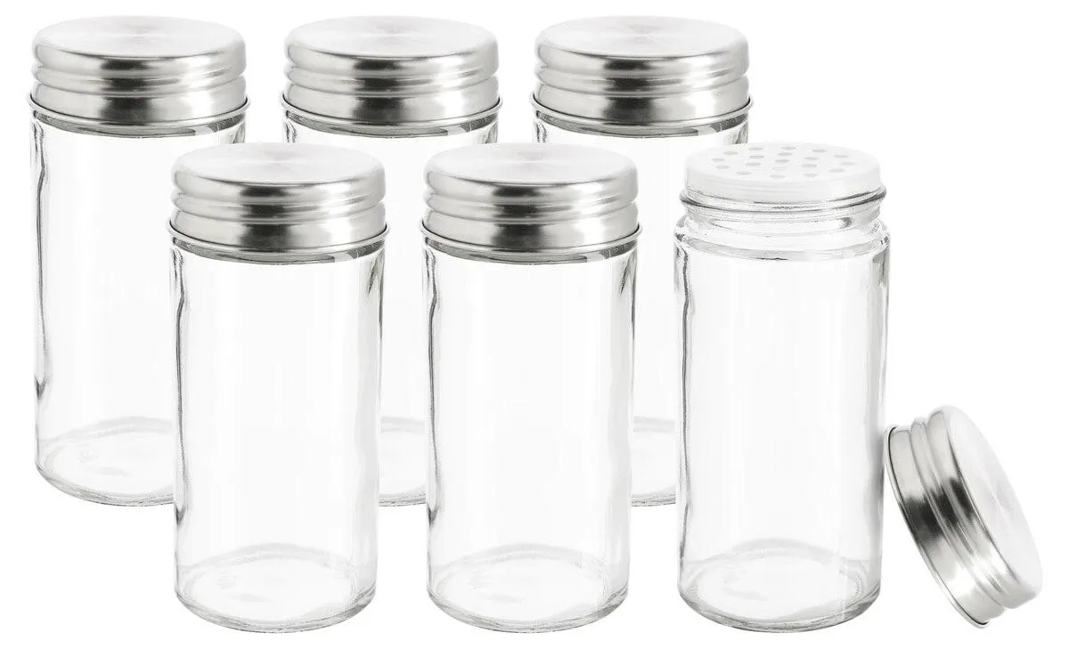 Maustepurkki lasia, 6 kpl