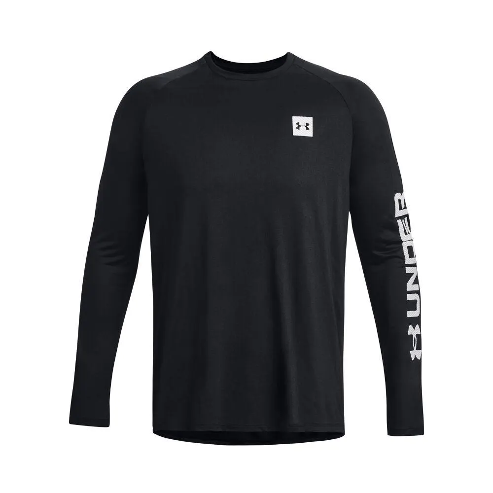 Under Armour Tech Prt Fill Ls - miesten pitkähihainen paita