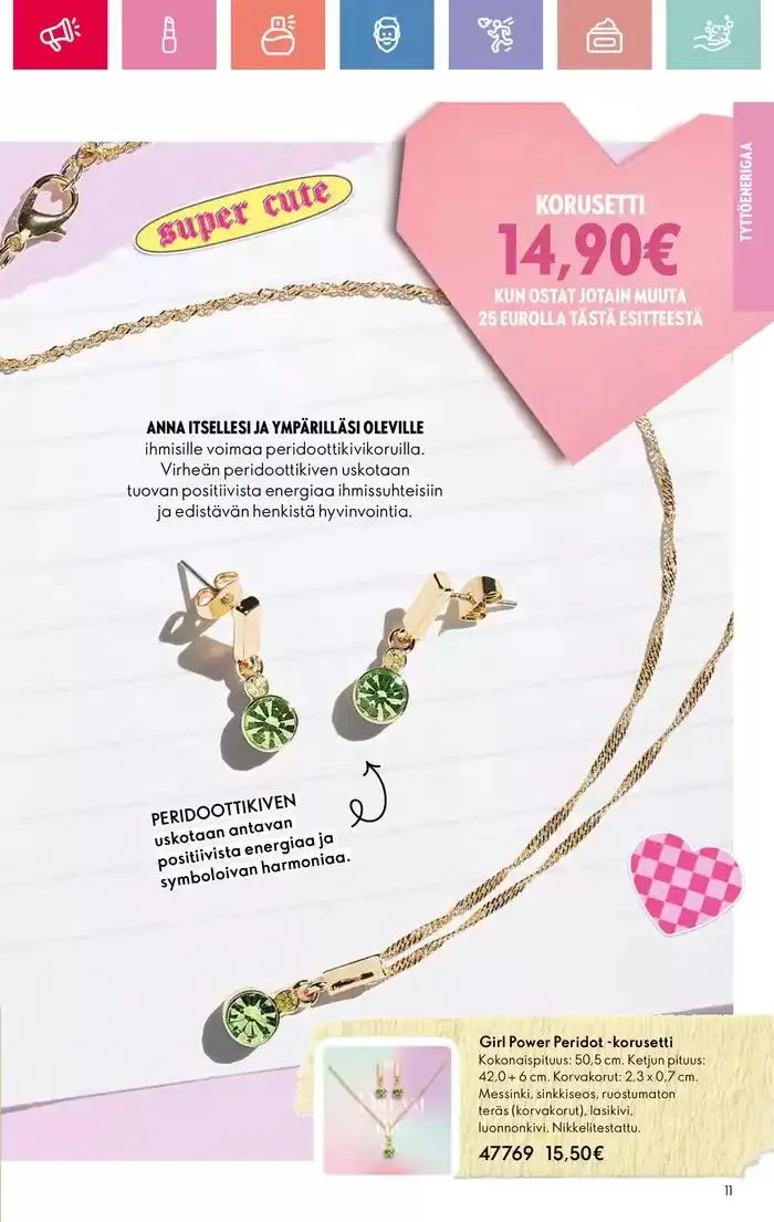 Oriflame tarjoukset voimassa alkaen 26. tammikuuta - 9. helmikuuta 2025 - Tarjouslehti sivu 11