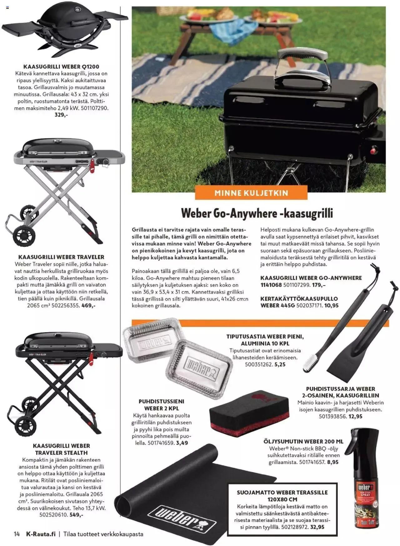 K-Rauta - Liekeissä-kuvasto 2023 voimassa alkaen 27. maaliskuuta - 31. heinäkuuta 2023 - Tarjouslehti sivu 14