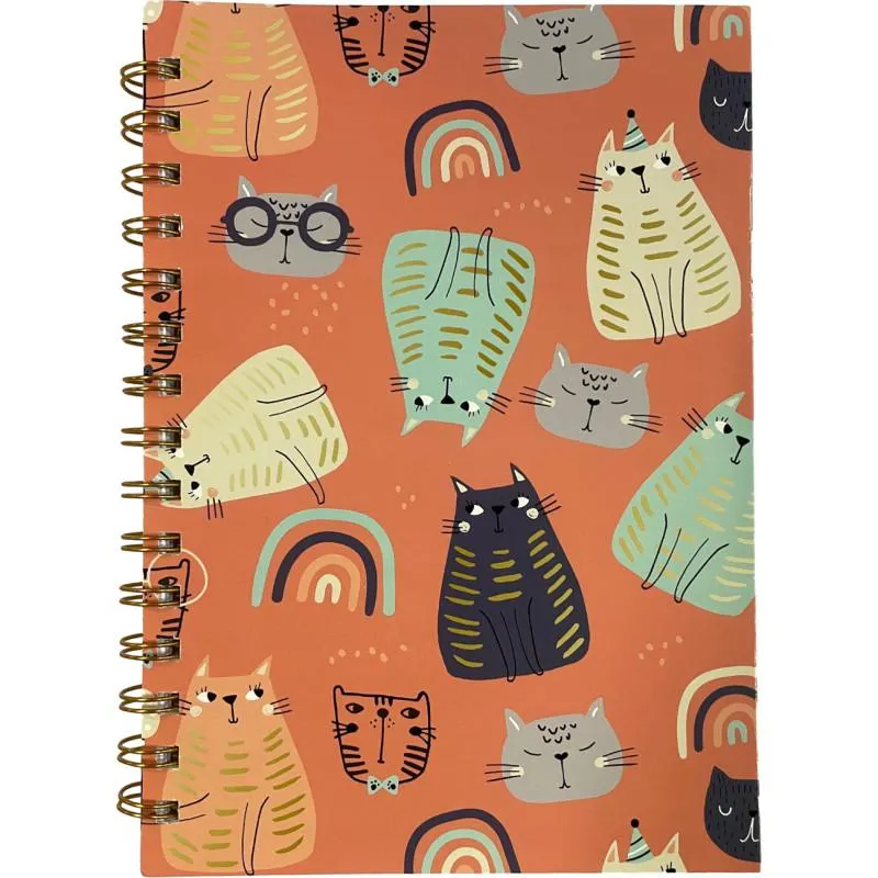 Kierremuistikirja Miny A5 kissat