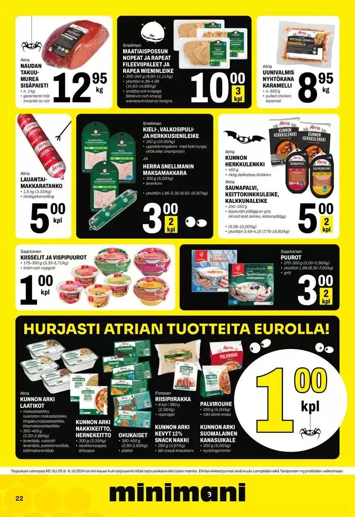 Minimani Yhtiöt Oy voimassa alkaen 26. syyskuuta - 10. lokakuuta 2024 - Tarjouslehti sivu 23