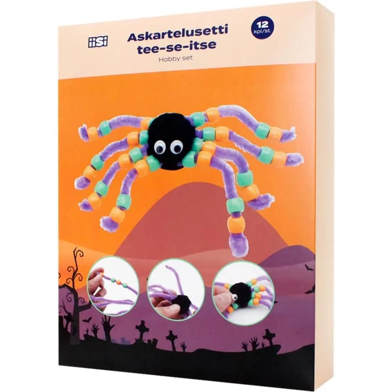 Askartelusetti Iisi tee-se-itse hämähäkit