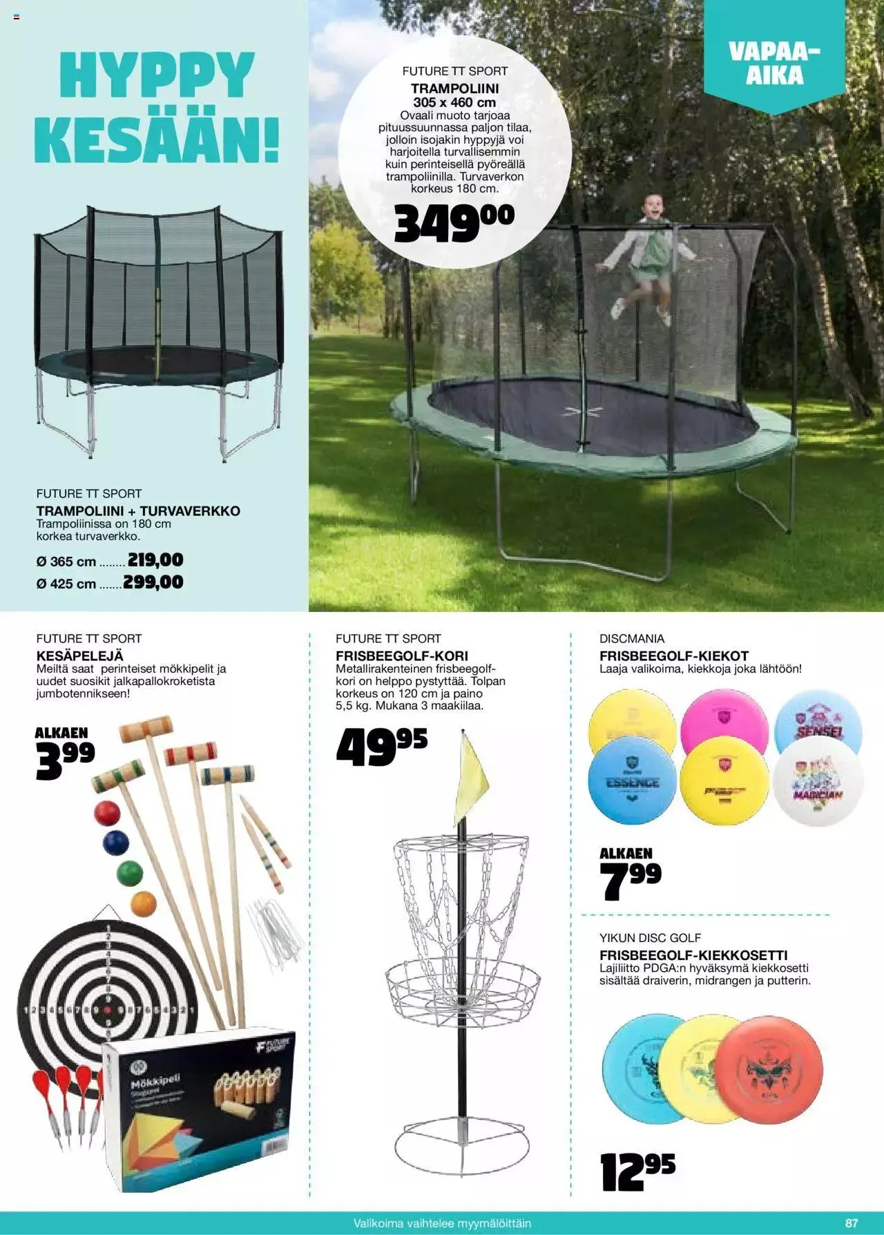 Tokmanni - Kesä 2024 voimassa alkaen 1. huhtikuuta - 31. joulukuuta 2024 - Tarjouslehti sivu 87
