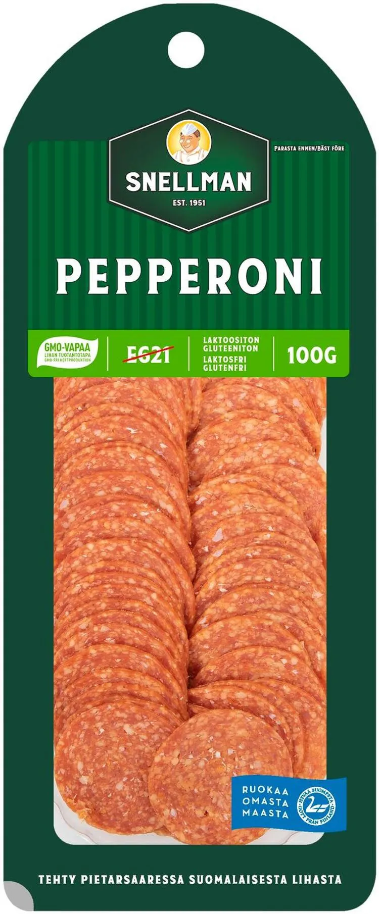 Snellman Pepperoni viipaloitu 100g