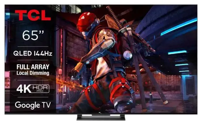 Tcl TV QLED 65" 4K 65C745 144 Hz Google TV