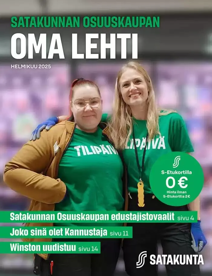 Satakunnan Osuuskaupan Oma lehti helmikuu 2025 - 1