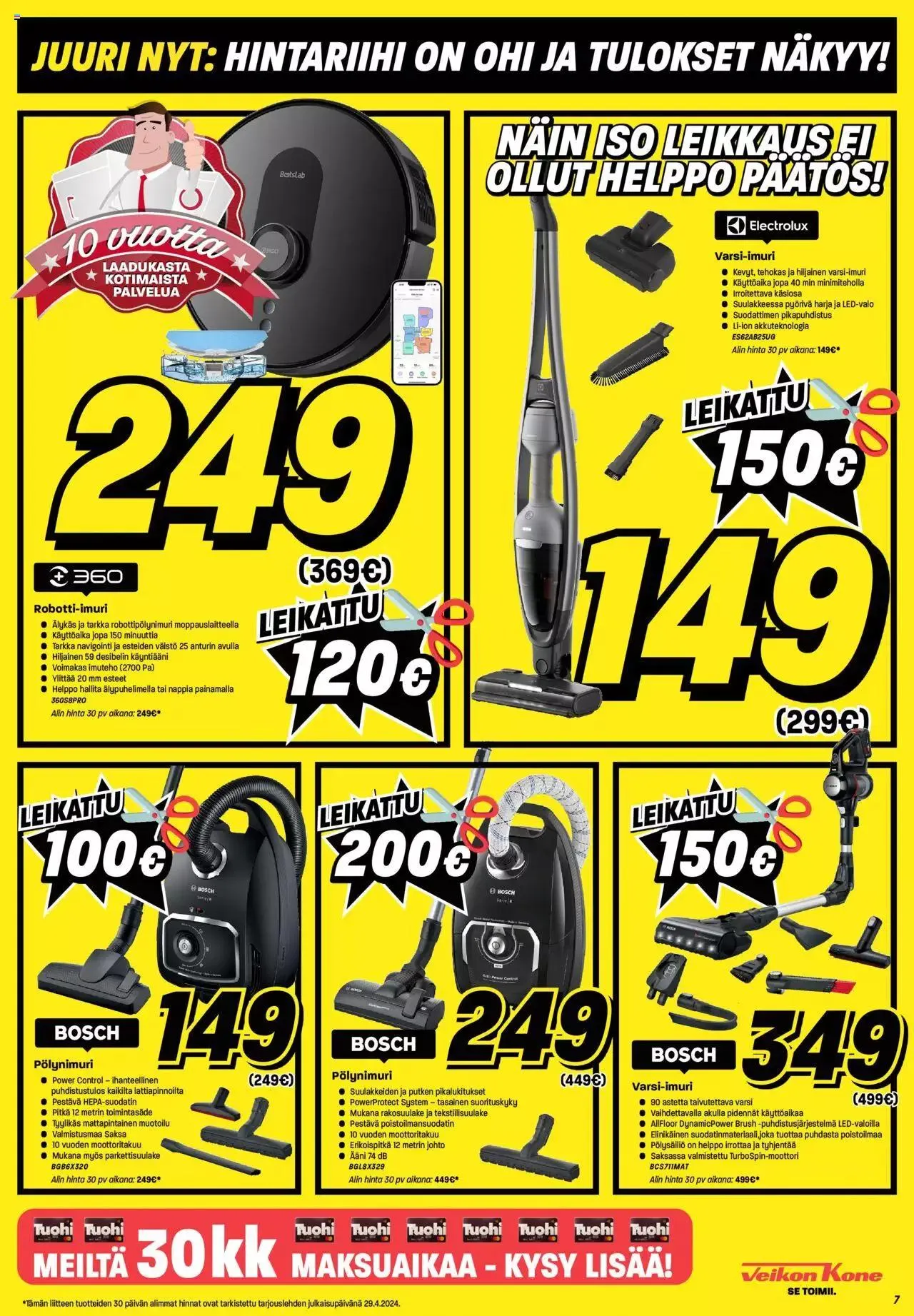 Veikon Kone tarjoukset voimassa alkaen 29. huhtikuuta - 5. toukokuuta 2024 - Tarjouslehti sivu 7