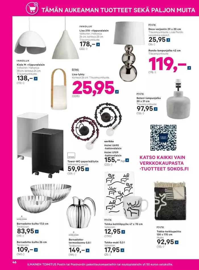 Sokos 3plus1-kuvasto syksy 2024 voimassa alkaen 25. syyskuuta - 9. lokakuuta 2024 - Tarjouslehti sivu 46