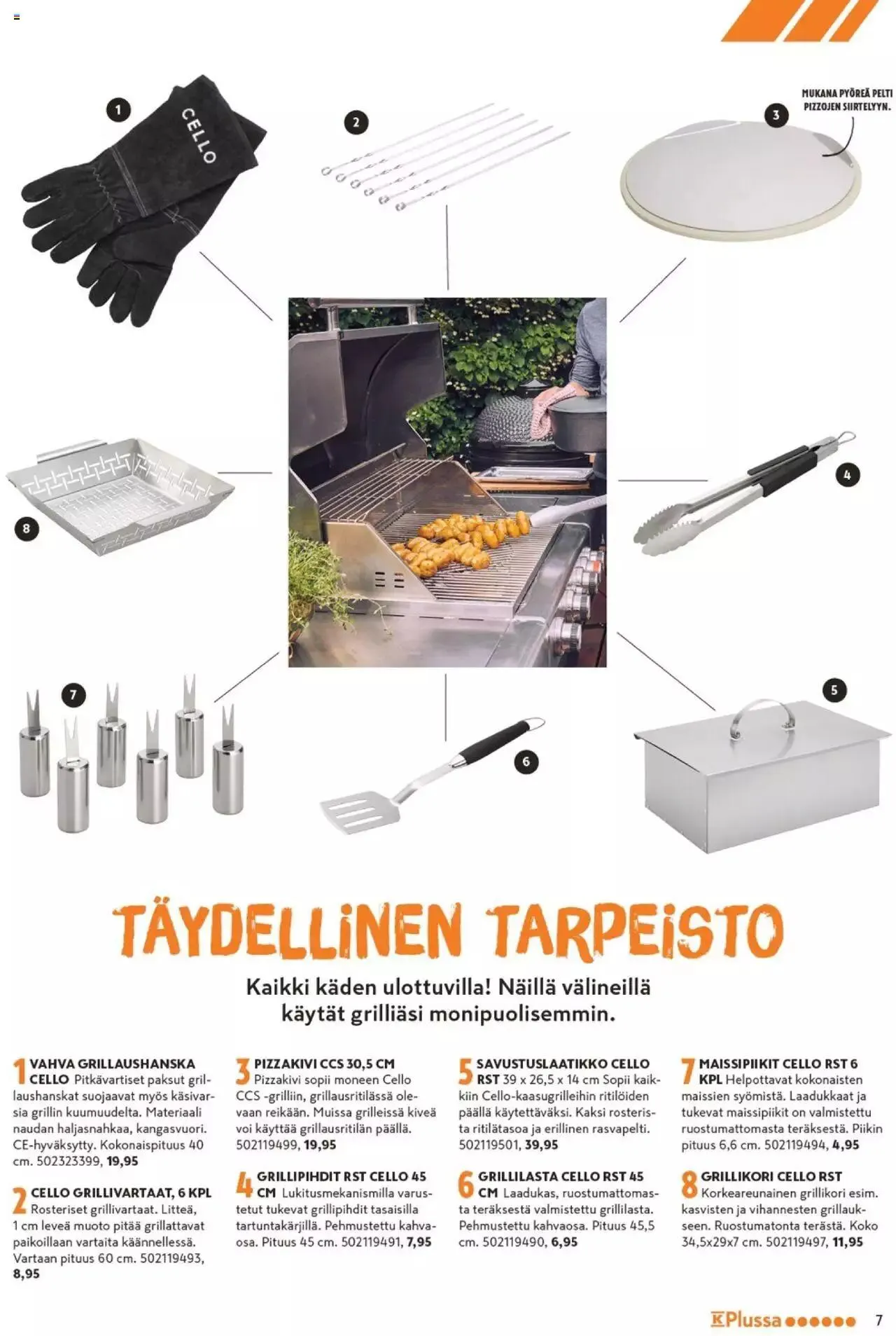 K-Rauta - Liekeissä-kuvasto 2023 voimassa alkaen 27. maaliskuuta - 31. heinäkuuta 2023 - Tarjouslehti sivu 7