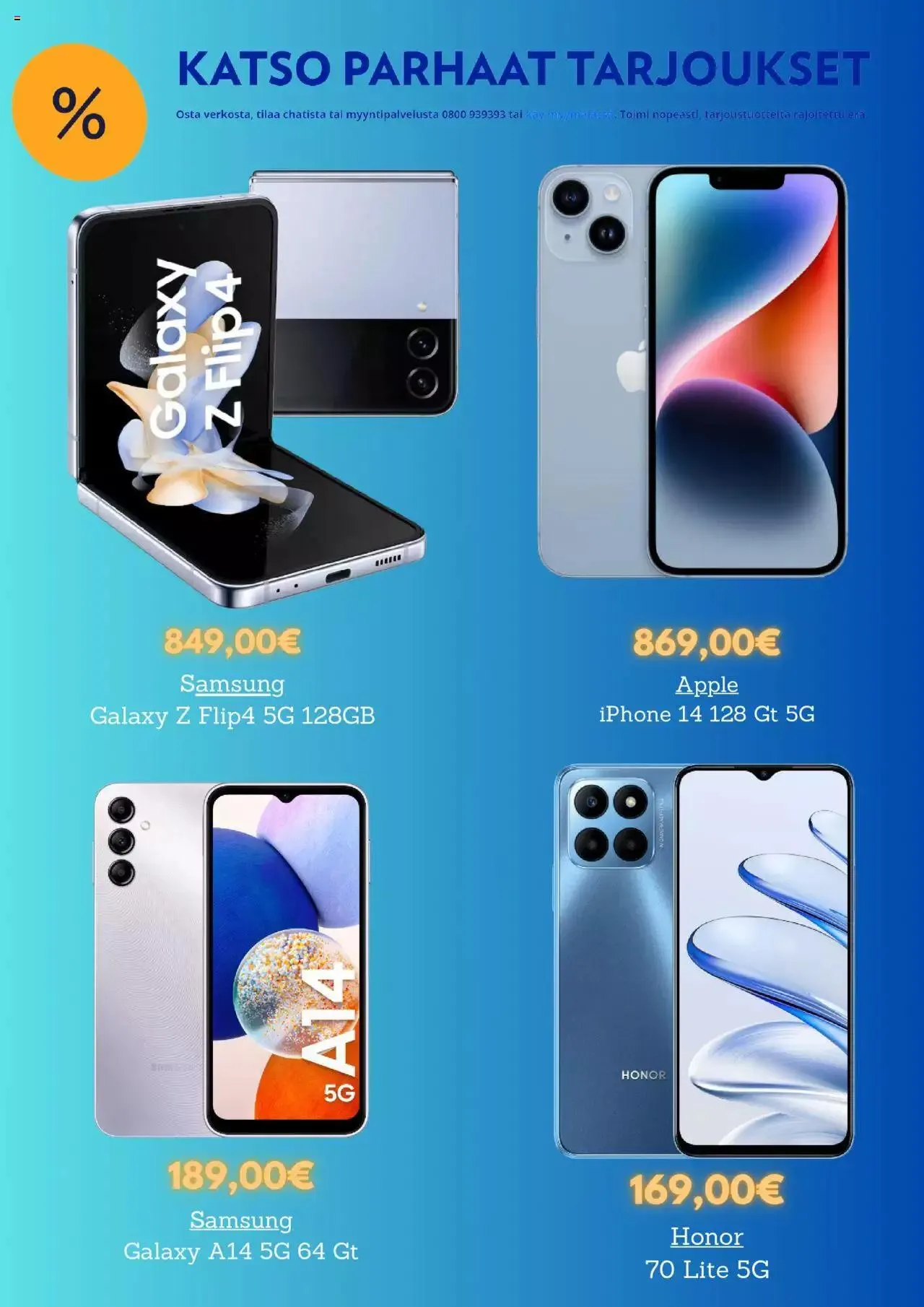 Elisa tarjoukset voimassa alkaen 1. elokuuta - 31. elokuuta 2023 - Tarjouslehti sivu 3