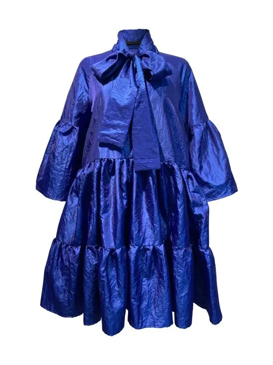 Lush- mekko rusettikauluksella, sininen