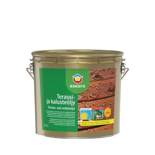 Eskaro Premium terassi- ja kalusteöljy kirkas 2,7L