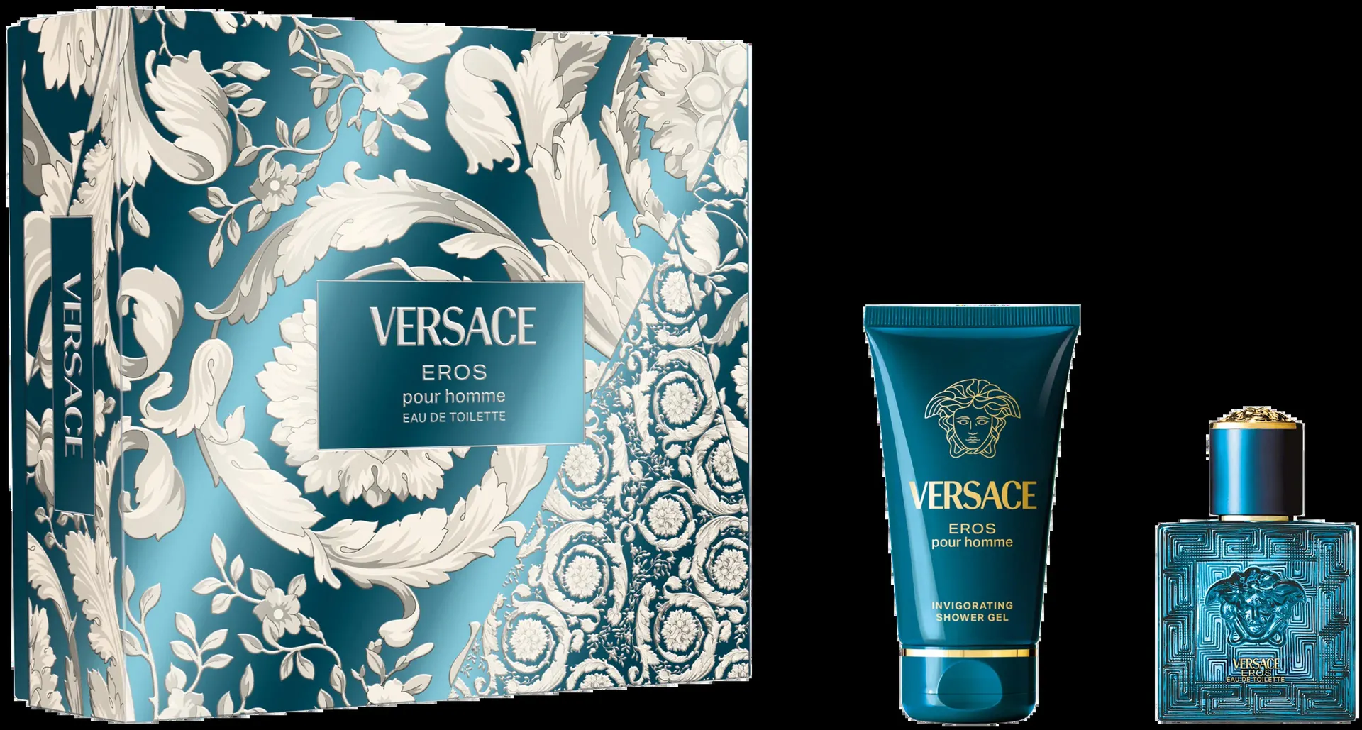 Versace Eros Pour Homme lahjapakkaus EdT 30 ml + suihkugeeli 50 ml