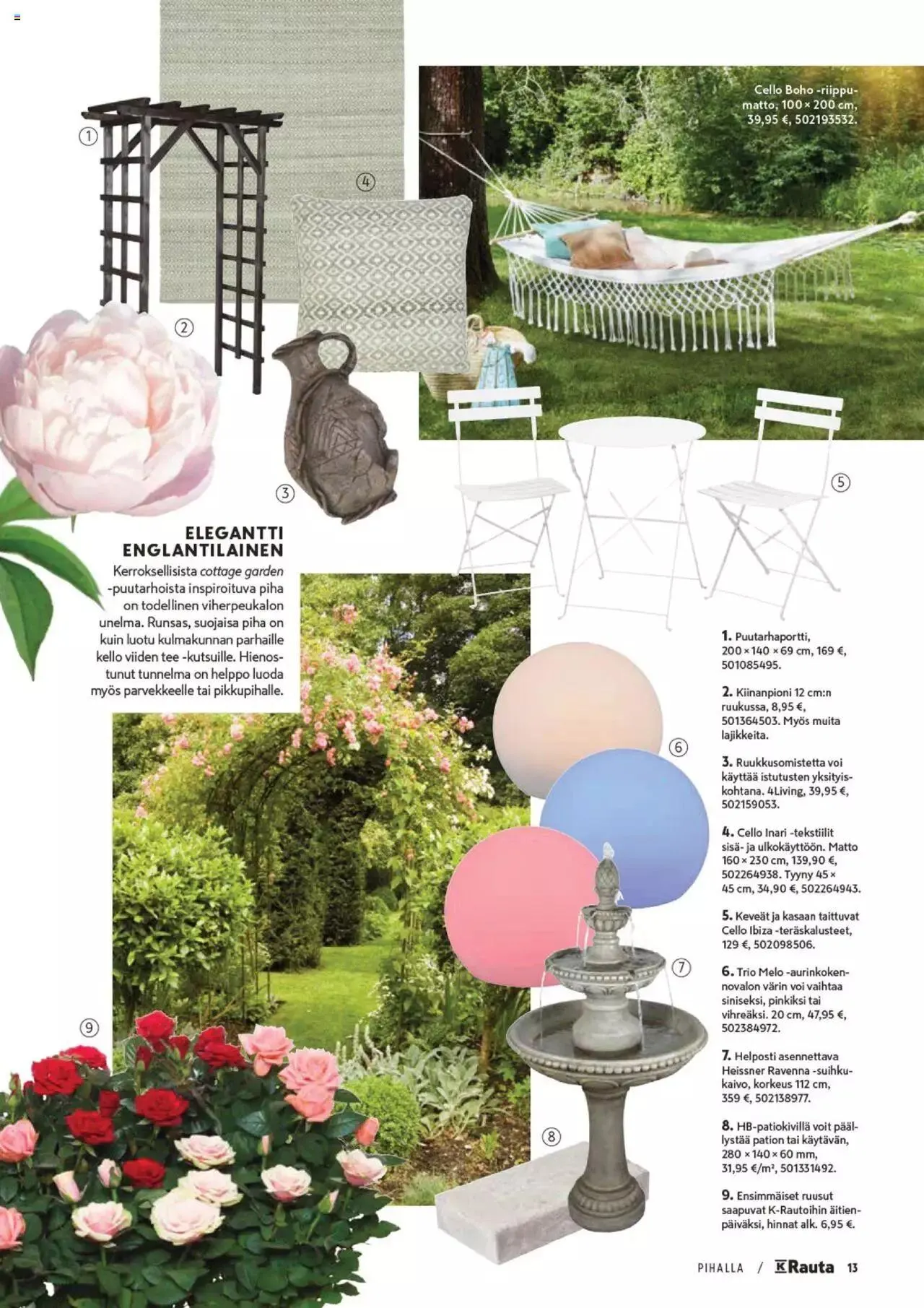 K-Rauta - Pihalla 2023 voimassa alkaen 27. maaliskuuta - 31. joulukuuta 2023 - Tarjouslehti sivu 13