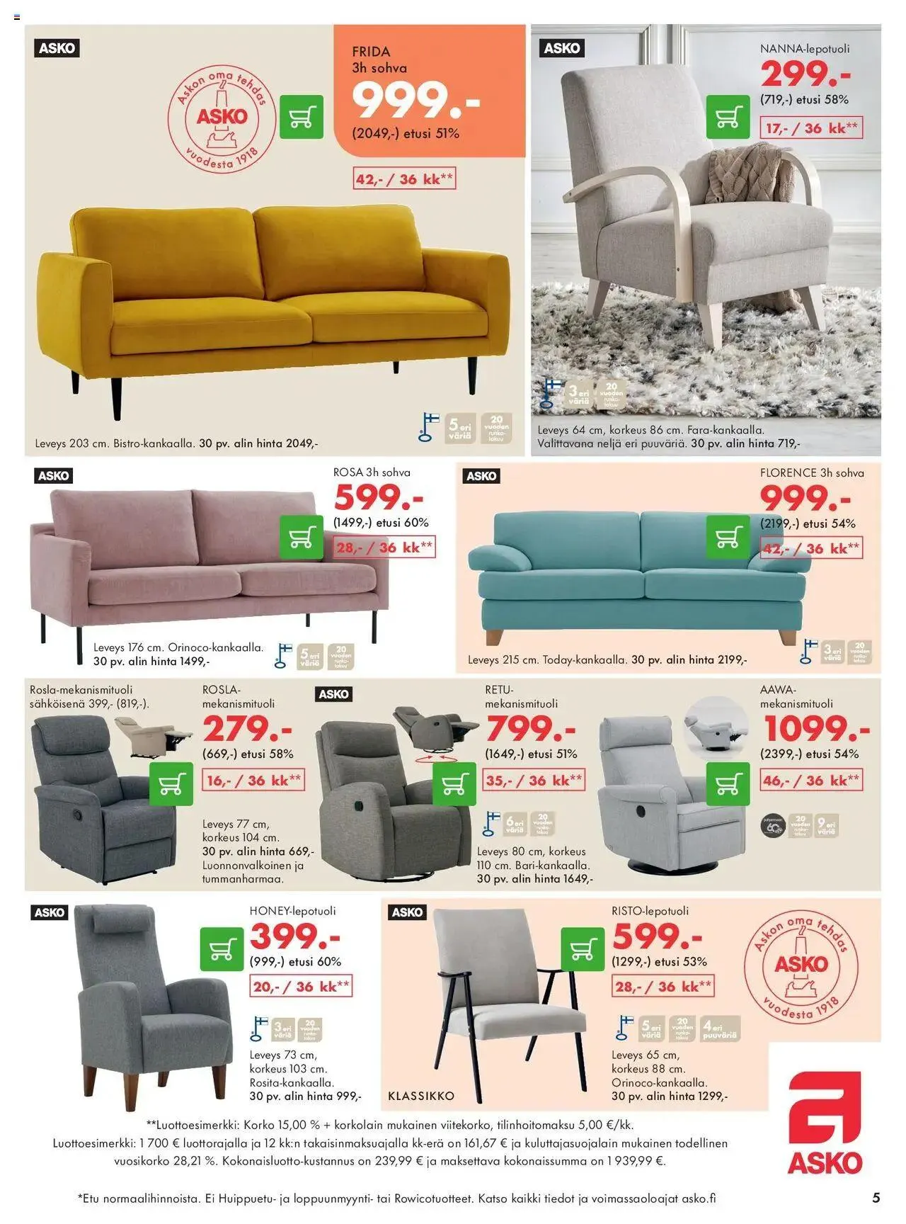 Asko tarjoukset voimassa alkaen 10. lokakuuta - 24. lokakuuta 2024 - Tarjouslehti sivu 5