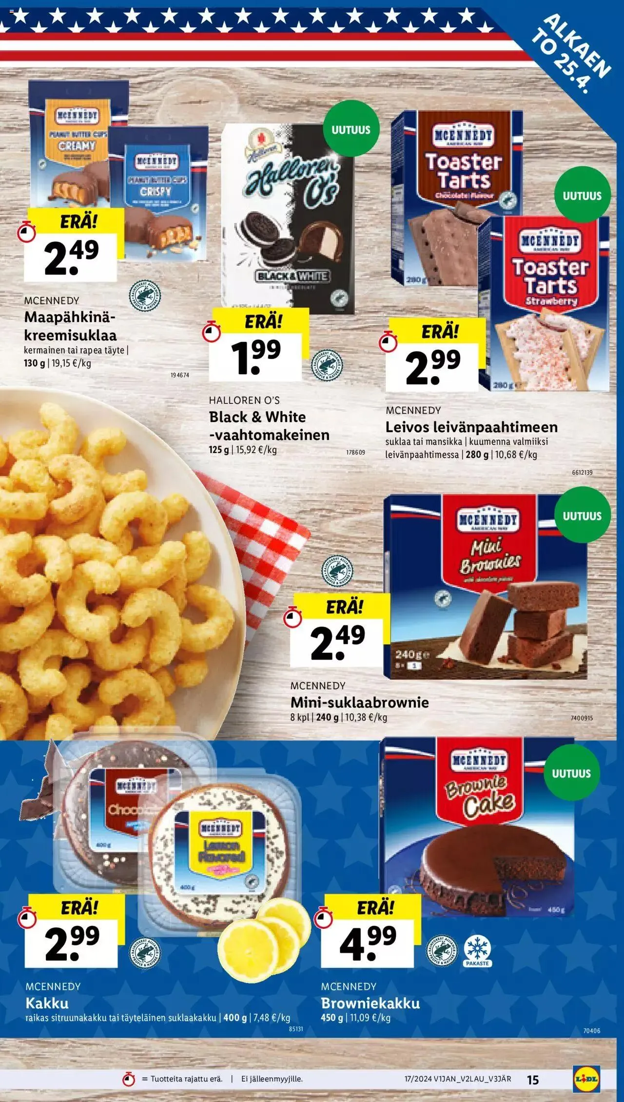 Lidl tarjoukset voimassa alkaen 25. huhtikuuta - 1. toukokuuta 2024 - Tarjouslehti sivu 17