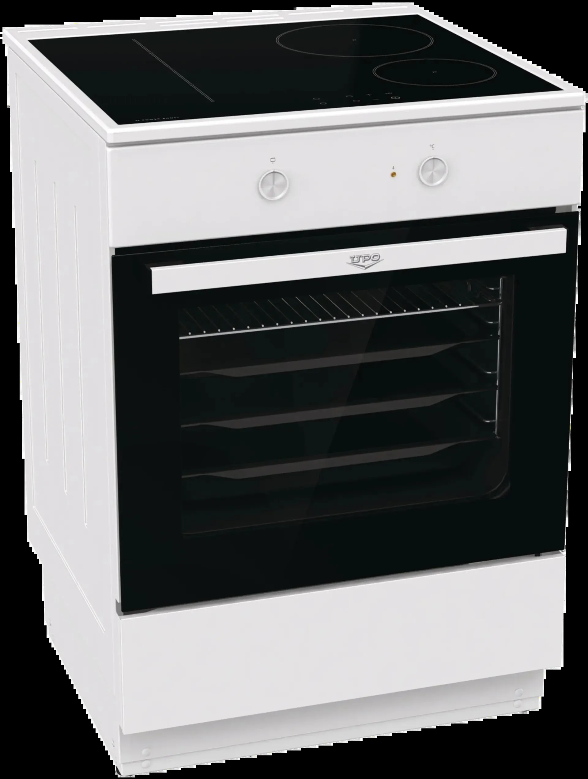 Upo 60cm leveä induktio lattialiesi UEI6A60WP valkoinen