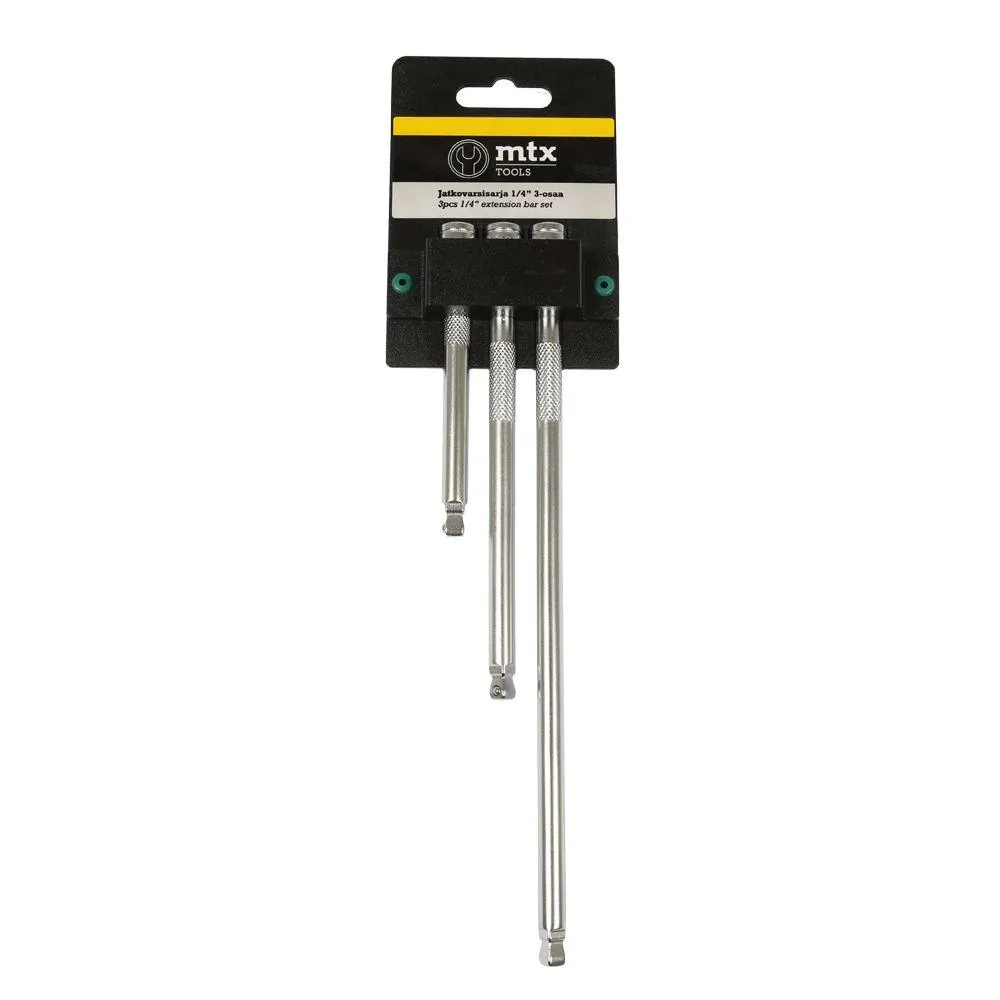 MTX Tools Jatkovarsisarja 1/4" 3 osaa