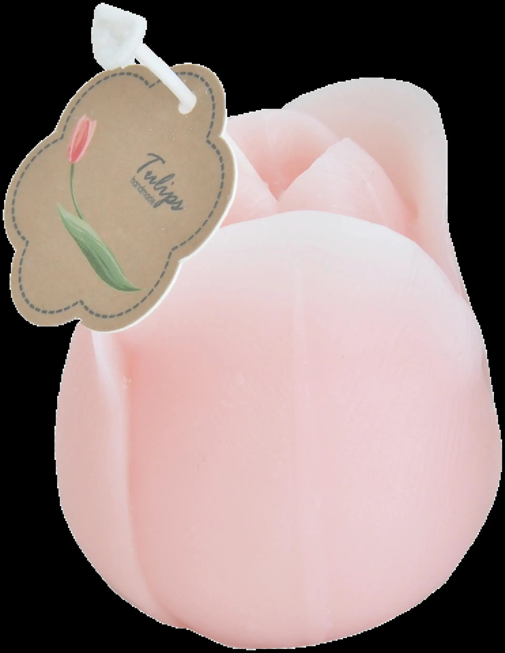 Finnmari Tulppaanikynttilä 7x7x8 cm vaal.pun