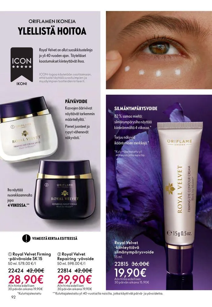 Oriflame tarjoukset voimassa alkaen 22. elokuuta - 5. syyskuuta 2024 - Tarjouslehti sivu 92