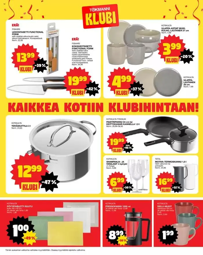 Tarjoussanomat voimassa alkaen 10. maaliskuuta - 16. maaliskuuta 2025 - Tarjouslehti sivu 12