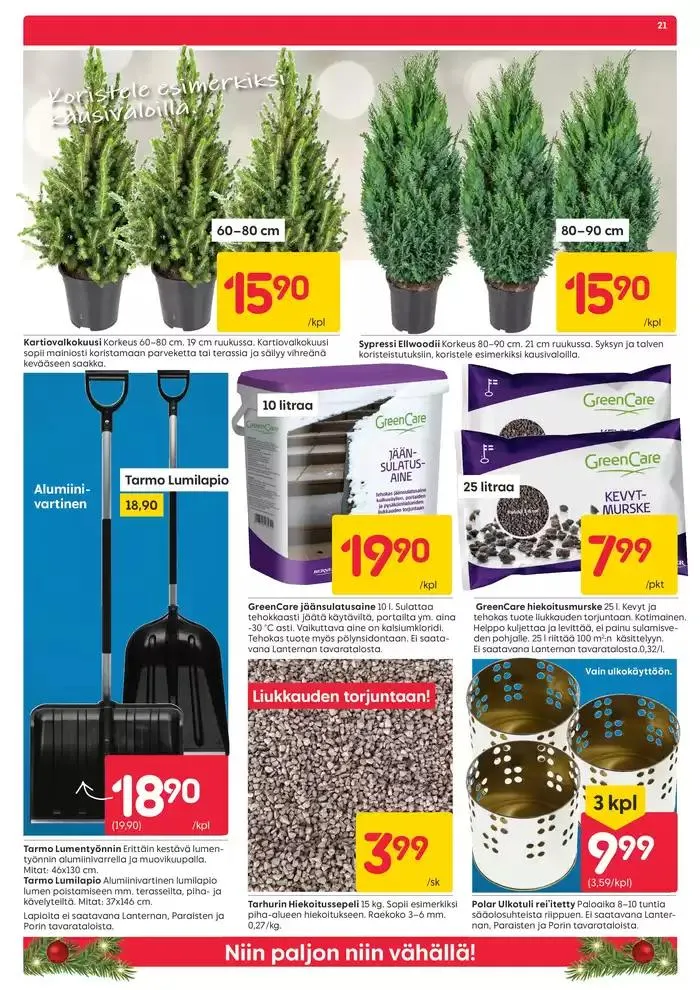 Black week voimassa alkaen 26. marraskuuta - 1. joulukuuta 2024 - Tarjouslehti sivu 21