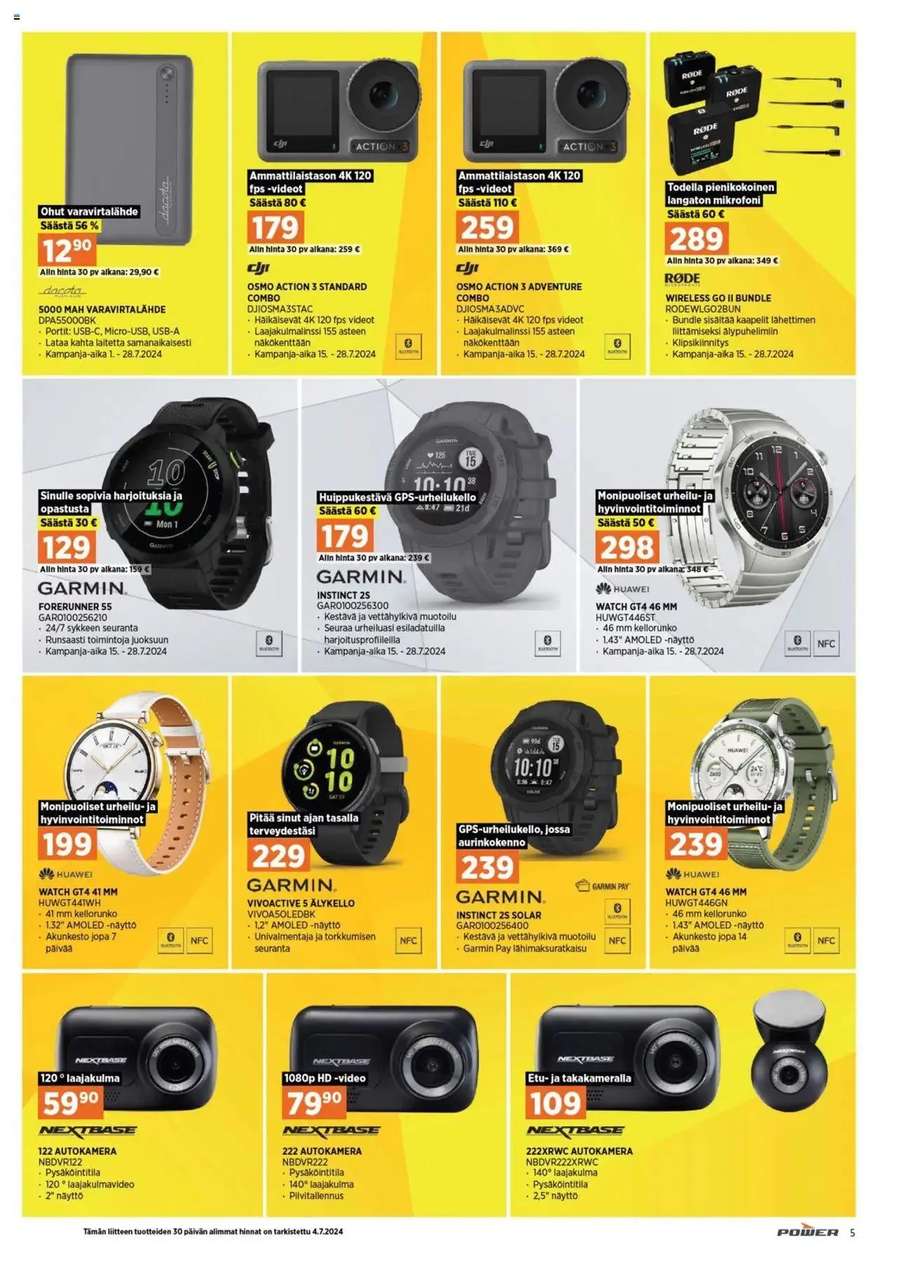 Power tarjoukset voimassa alkaen 15. heinäkuuta - 21. heinäkuuta 2024 - Tarjouslehti sivu 5