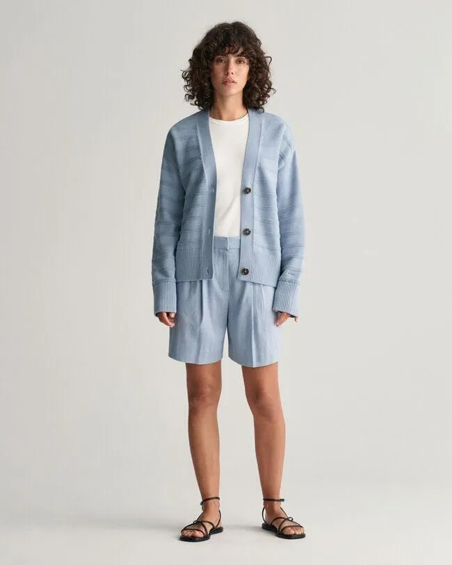 Hyvin istuvat joustopellavashortsit