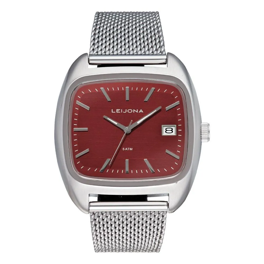 Leijona 5012-2584 Olari rannekello, punainen kellotaulu