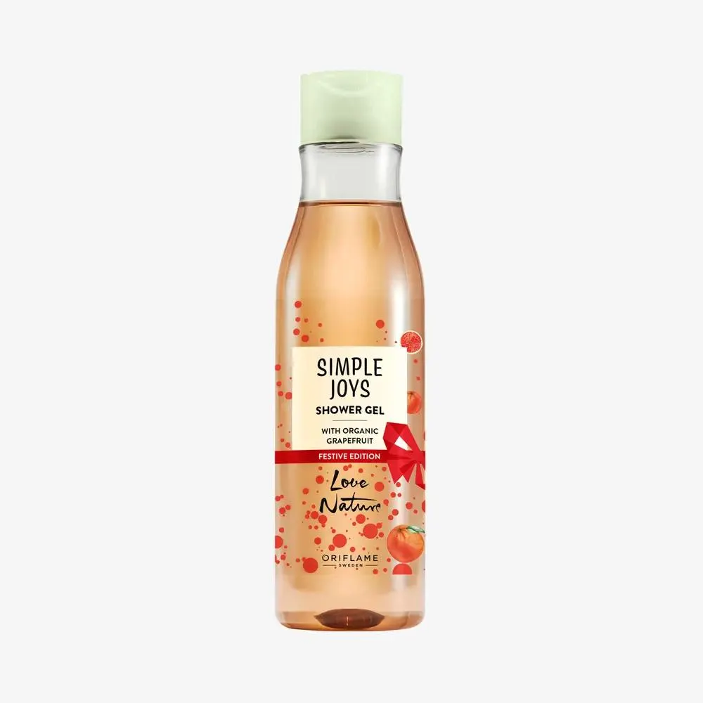 Simple Joys Organic Grapefruit Festive Edition Love Nature -suihkugeeli