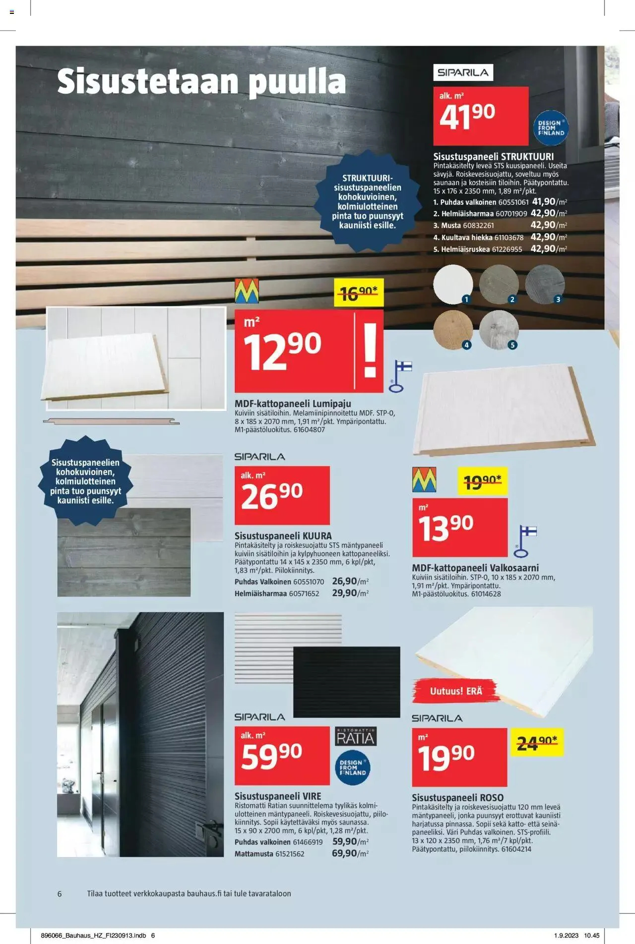Bauhaus tarjoukset voimassa alkaen 13. syyskuuta - 3. lokakuuta 2023 - Tarjouslehti sivu 6
